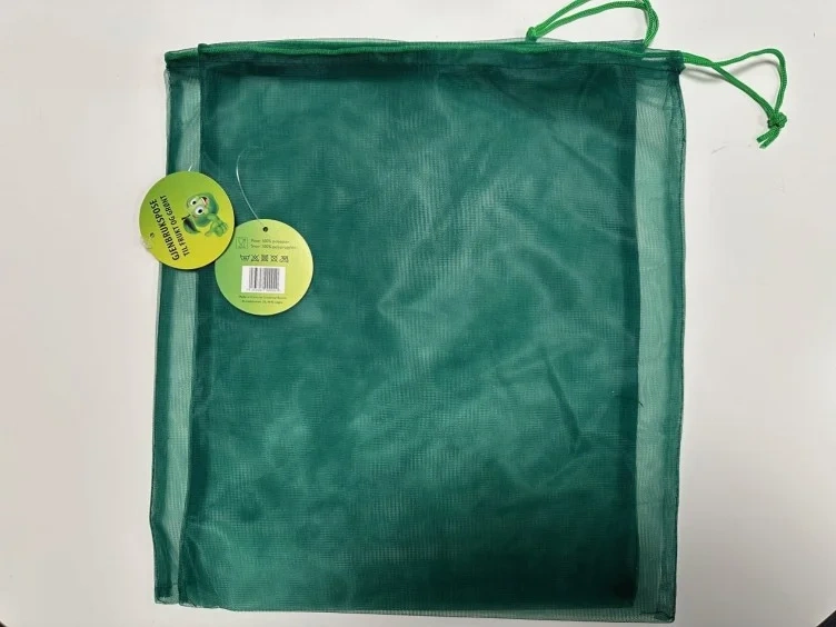 Gjenbruksnett Frukt og Grønt Polyester 30x35cm