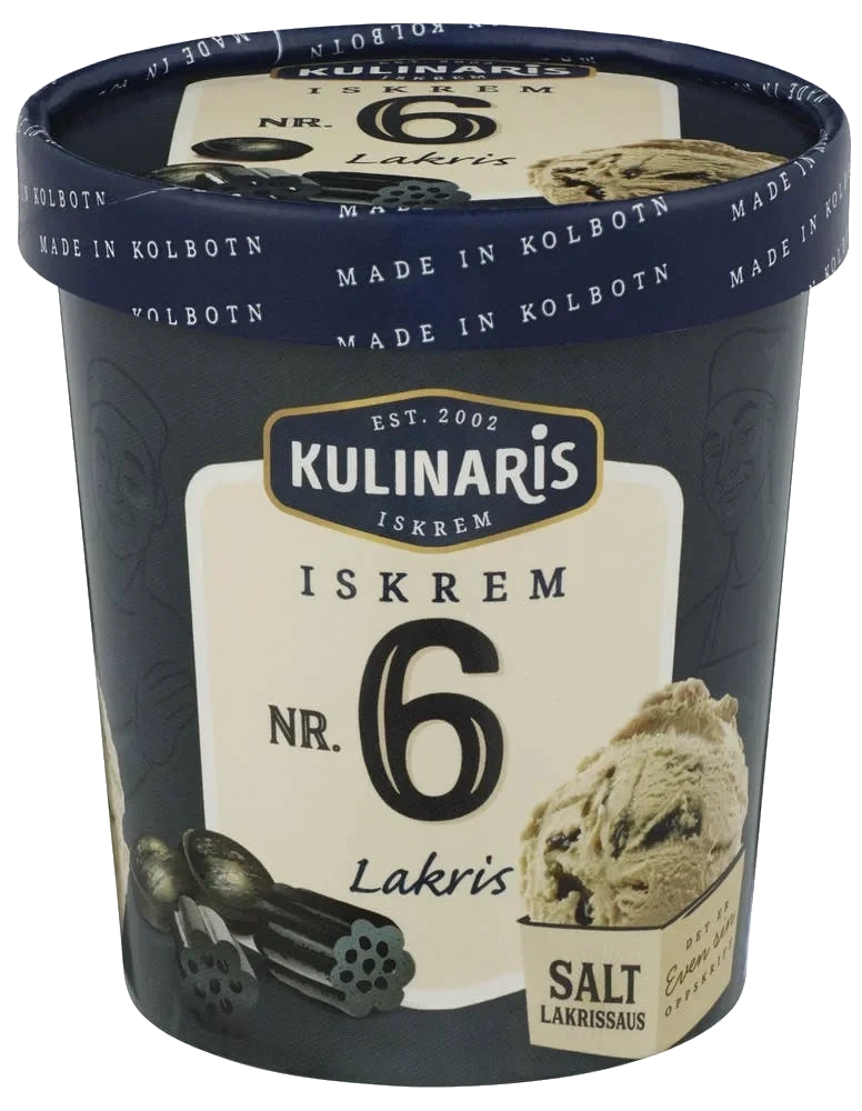 Nr. 6 lakris-iskrem