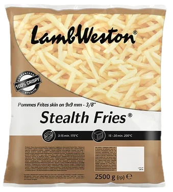 Lamb Weston Stealth Fries Skin-on 4x2.5kg