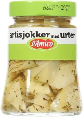 Artisjokk Marinert 280g Damico