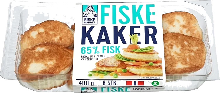 Fiskekaker 400g Fiskemannen