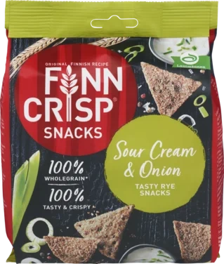 Finn Crisp Snack Sourc&Onion 150g