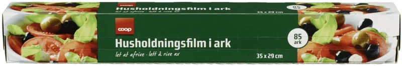 Coop Husholdningsfilm i Ark 85 ark