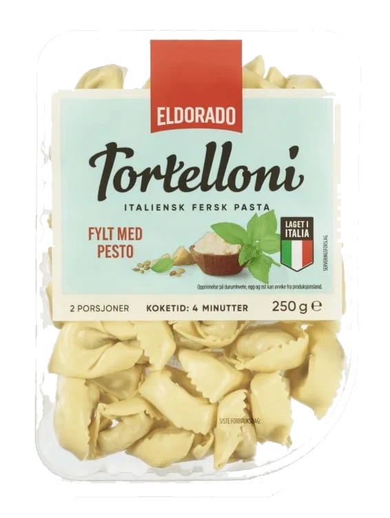 Tortelloni m/Pesto 250g Eldorado