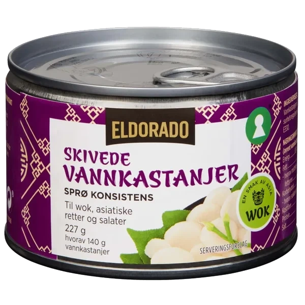 Vannkastanjer 227g Eldorado