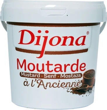 Grov dijon sennep, 1 kg