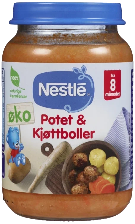Potet & Kjøttboller 8m 190g