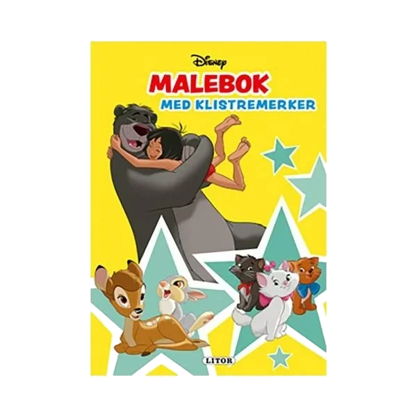 Disney Malebok med Klistremerker