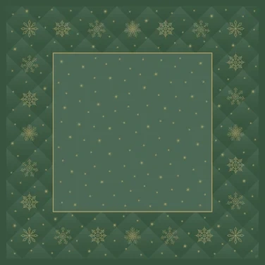 Snippduk Biodunicel 84x84cm Rhombus Green