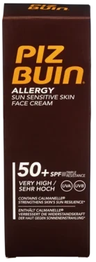 Piz Buin Allergy Sun Sensitive Face Cream SPF50+ 50 ml