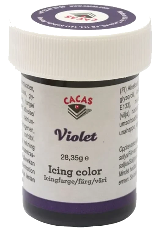 Icingfarge Lilla 28g Cacas