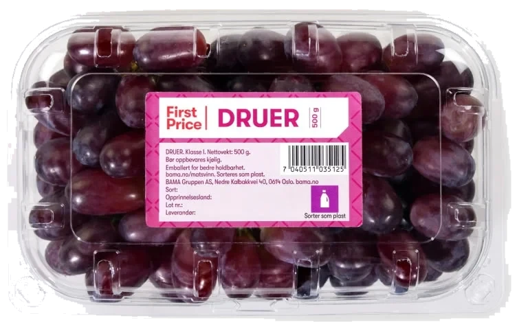 Druer Røde 500g First Price