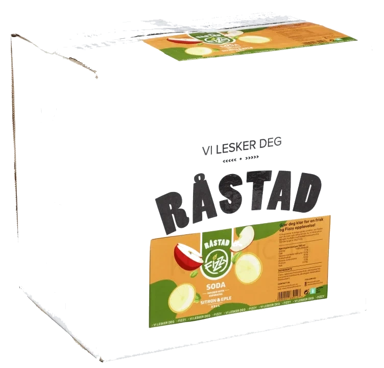 Fizzy Sitron&Eple flaske Råstad