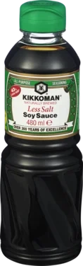 Kikkoman Soy Sauce Less Salt 480ml