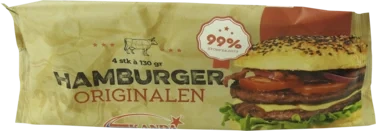 Hamburger 99% Original 130g X 4stk