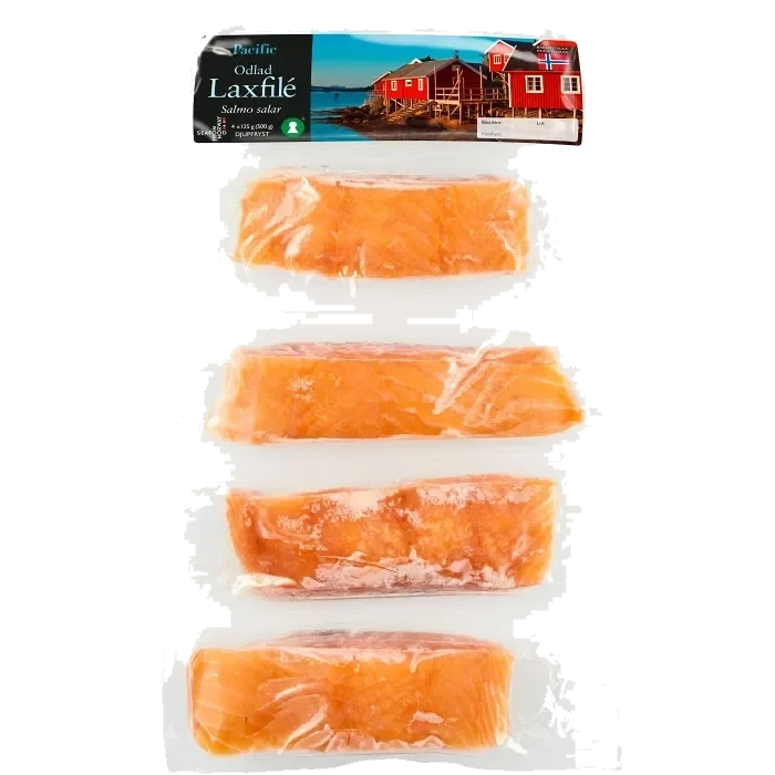 Laxfilé Fryst 4-p 500g Pacific brand