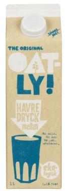 Havredryck Mellan Ekologisk 1l Oatly