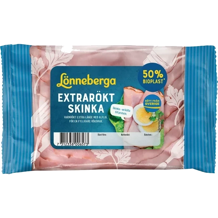 Skinka Extrarökt 105g Lönneberga