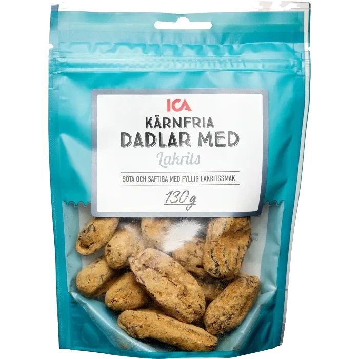 Dadlar Lakrits 130g Klass 1 ICA