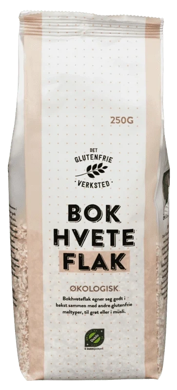 Det Glutenfrie Verksted Bokhveteflak 250g