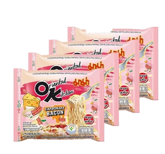 Mama OK! Carbonara Bacon 4x85g