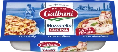 Mozzarella Blokk 400gx5 Galbani