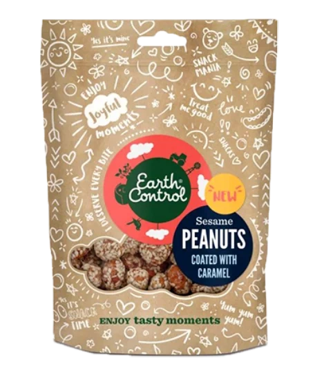 Earth Control Peanøtter Sesam 125g