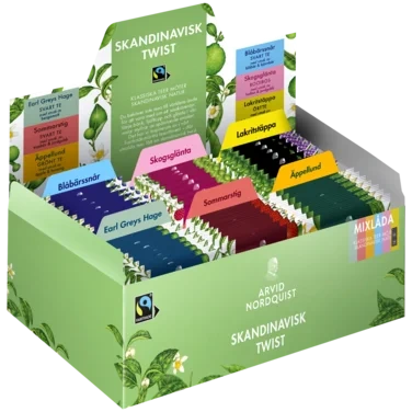Arvid Nordquist Skandinavisk Twist Mixlåda FairtradeTe 90st