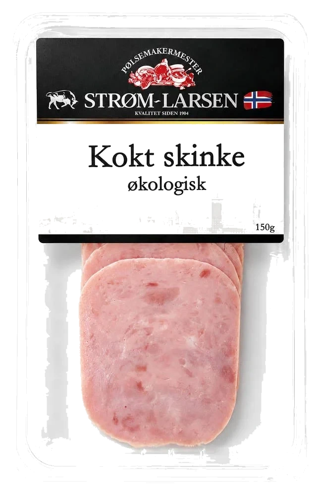 Økologisk kokt skinke