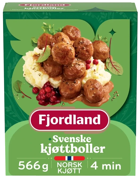Svenske Kjøttboller Fjordland 566gr