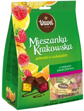 Konfekter Fruktgeleer 245g Wawel
