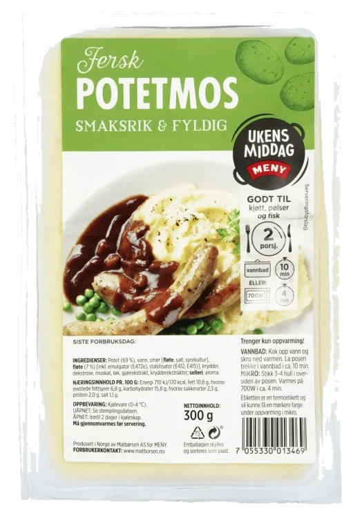 Potetmos 300g Meny