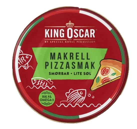 King Oscar Makrell Pizzasmak 90g