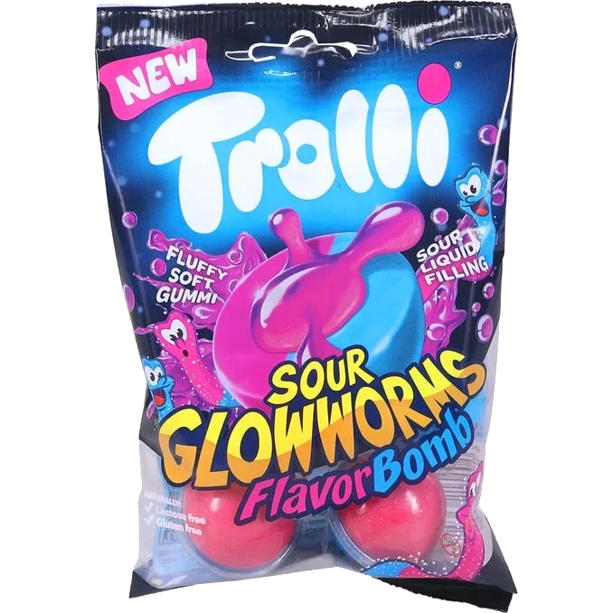 Godis Flavor Bomb Sour Glowworms
