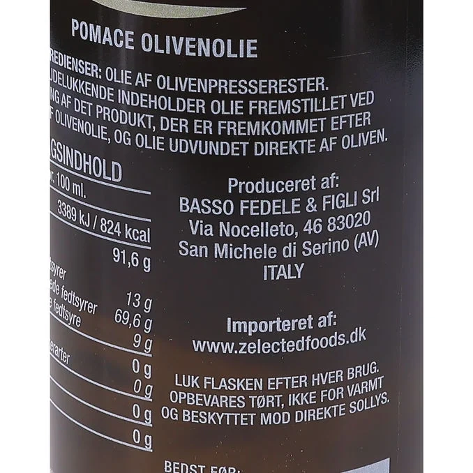 Olivolja Pomace
