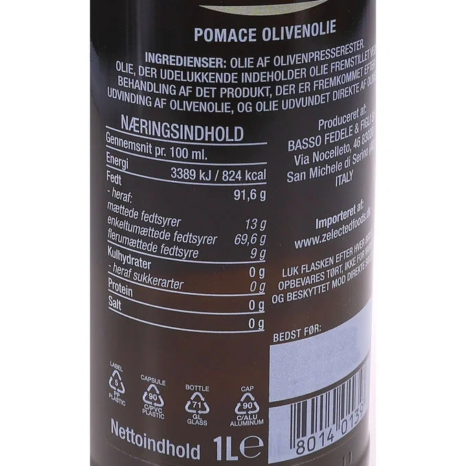 Olivolja Pomace