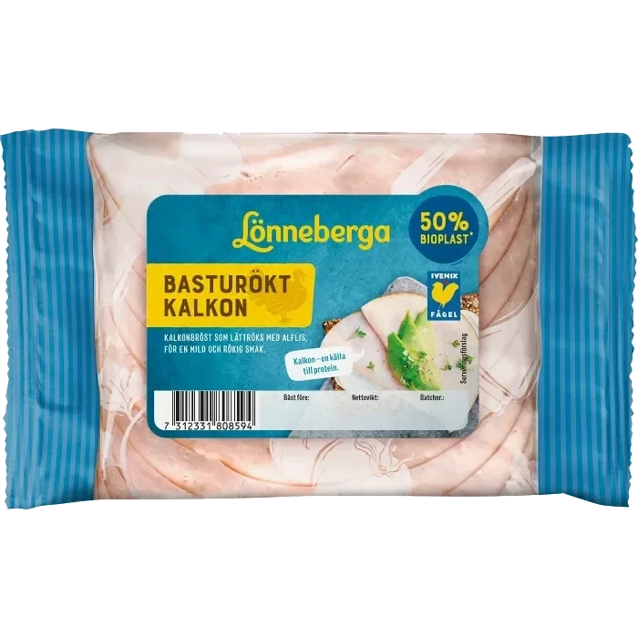 Kalkon Basturökt 120g Lönneberga