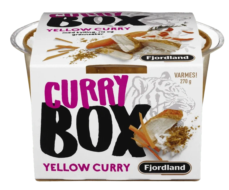 Fjordland Box Yellow Curry 270g
