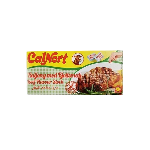 Kjøttbuljong 12x10g Calnort