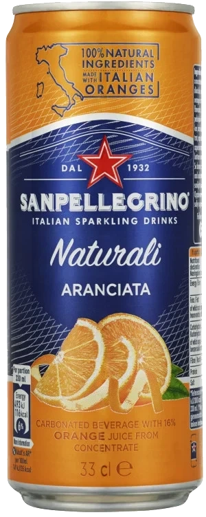 San Pellegrino Aranciata 0,33l boks