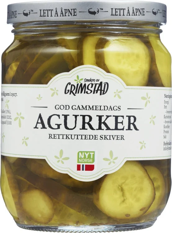God Gammeldags Agurker 550g