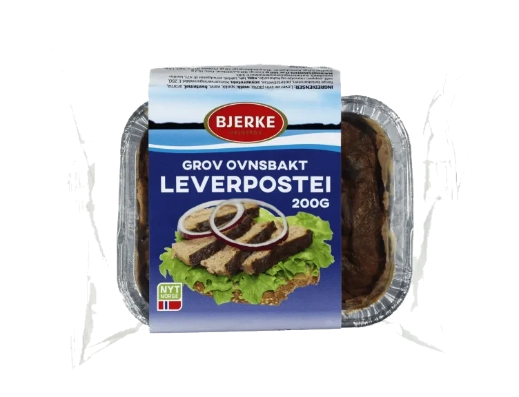 Leverpostei Grov 200g Bjerke