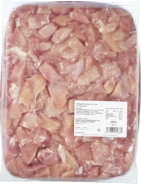 Kyllingfilet Ternet 2x2cm, 5kg