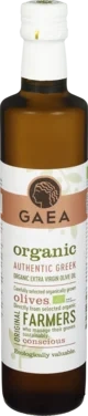 Gaea Organic Extra Virgin Olive Oil 6x500ml