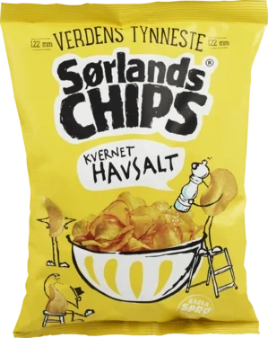 Sørlandschips Havsalt Verdens Tynneste 230g