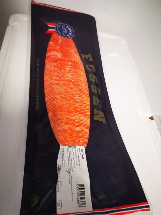 Røkt Ørret i Skiver