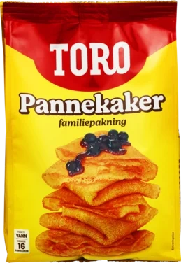 Pannekaker pakke Familiepakning 541g Toro