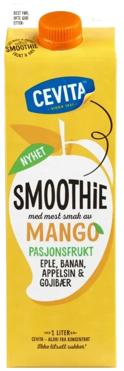 Smoothie Mango/Pasjonsfrukt 1l Cevita