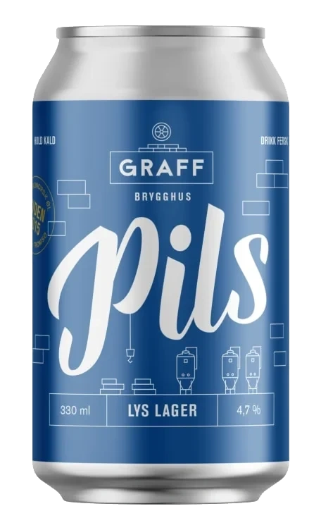 Graff Pils bx 330ml Graff Brygghus