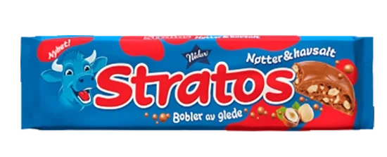 Stratos Nøtter&Havsalt 155g